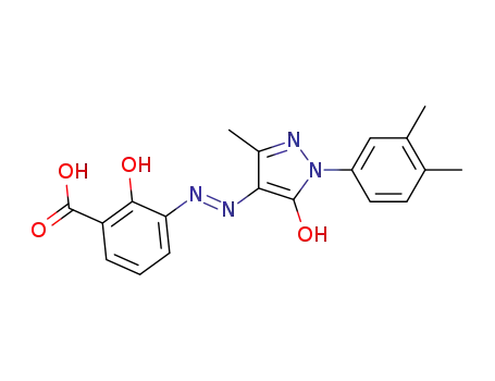 3-{[1-(3,4-dimethylphenyl)-5-hydroxy-3-methyl-1H-pyrazol-4-yl]azo}-2-hydroxybenzoic acid