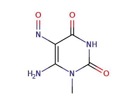 2,4(1H,3H)-Pyrimidinedione,6-amino-1-methyl-5-nitroso-
