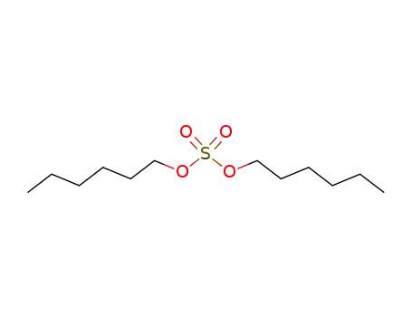 Molecular Structure of 7722-57-8 (Sulfuric acid dihexyl ester)