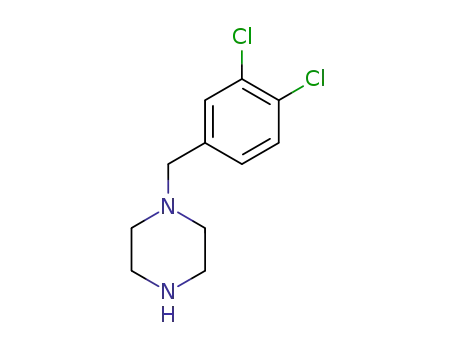 Molecular Structure of 55513-17-2 (1-(3,4-Dichlorobenzyl)piperazine)