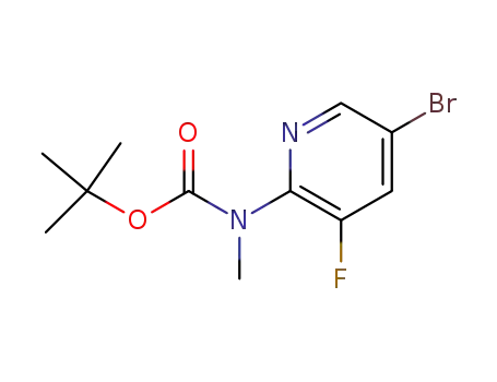 (5-bromo-3-fluoro-pyridin-2-yl)-methyl-carbamic acid tert-butyl ester