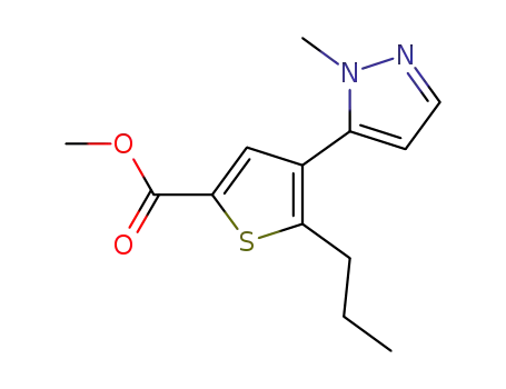 methyl 4-(1-methyl-1H-pyrazol-5-yl)-5-propyl-2-thiophenecarboxylate