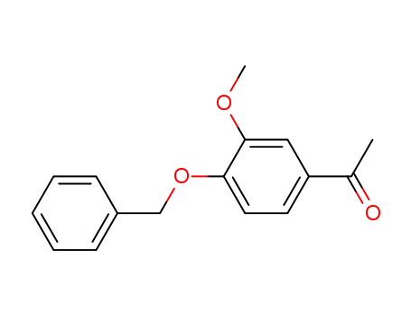 Molecular Structure of 1835-11-6 (4-BENZYLOXY-3-METHOXYACETOPHENONE)