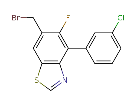 6-bromomethyl-4-(3-chloro-phenyl)-5-fluoro-benzothiazole