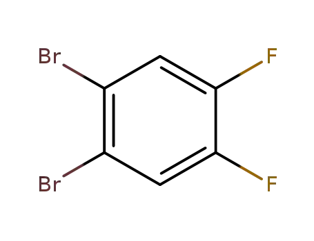 Molecular Structure of 64695-78-9 (1,2-Dibromo-4,5-difluorobenzene)