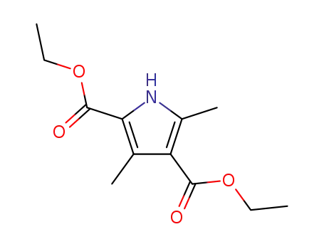 Molecular Structure of 2436-79-5 (Diethyl 2,4-dimethylpyrrole-3,5-dicarboxylate)