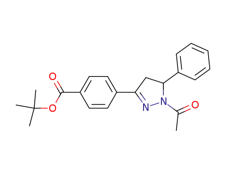 tert-butyl 4-(1-acetyl-5-phenyl-4,5-dihydro-1H-pyrazol-3-yl)benzoate