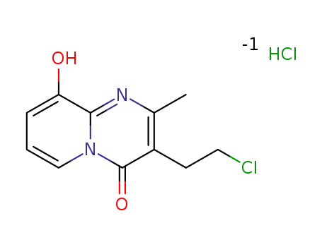 3-(2-chloroethyl)-9-hydroxy-2-methyl-4H-pyrido-[1,2-a]pyrimidin-4-one hydrochloride