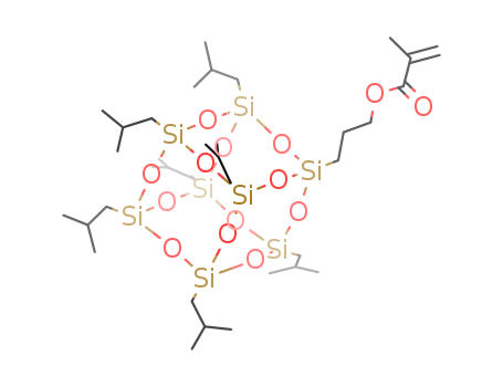 2-Propenoic acid,2-methyl-,3-[3,5,7,9,11,13,15-heptakis(2-methylpropyl)pentacyclo[9.5.1.13,9.15,15.17,13]octasiloxan-1-yl]propylester