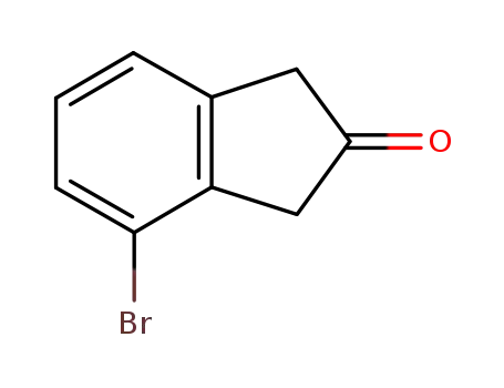 Molecular Structure of 846032-36-8 (4-Bromo-2-Indanone)