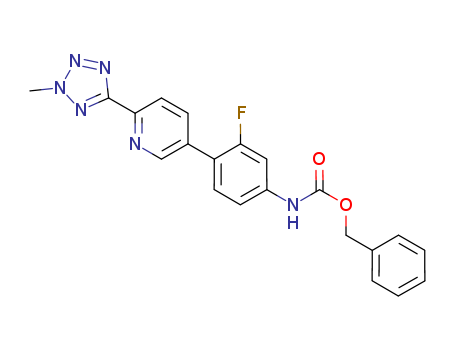 N-[3-Fluoro-4-[6-(2-methyl-2H-tetrazol-5-yl)-3-pyridinyl]phenyl]carbamicacid phenylmethyl ester