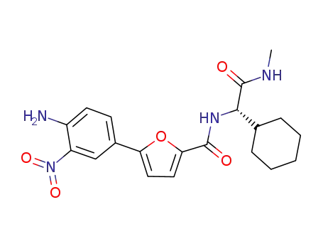 5-(4-amino-3-nitro-phenyl)-furan-2-carboxylic acid ((S)-cyclohexyl-methylcarbamoyl-methyl)-amide