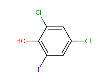Phenol, 2,4-dichloro-6-iodo-