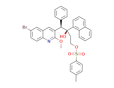 (3S,4R)-4-(6-bromo-2-methoxyquinolin-3-yl)-3-hydroxy-3-(naphthalen-1-yl)-4-phenylbutyl-4-methylbenzenesulfonate