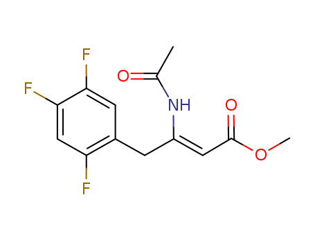 Methyl 3-acetamido-4-(2,4,5-trifluorophenyl)but-2-enoate
