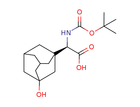 N-tert-butoxycarbonyl-2-(3-hydroxy-1-adamantyl)-D-glycine