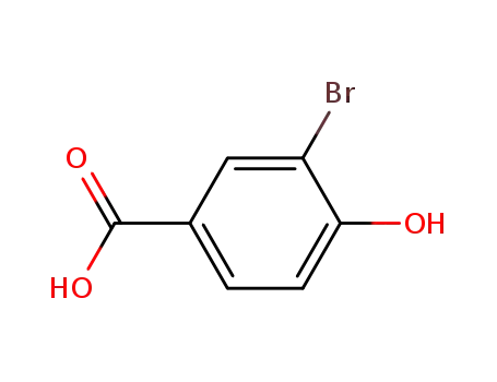 Molecular Structure of 14348-41-5 (3-BROMO-4-HYDROXYBENZOIC ACID HYDRATE)