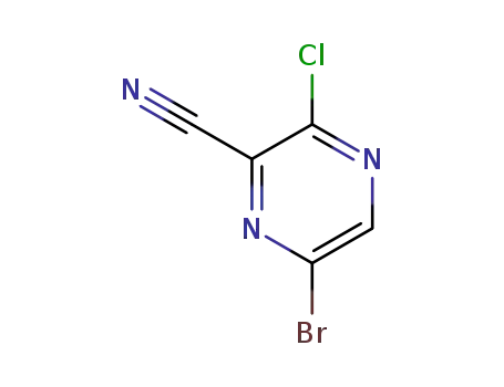 6-bromo-3-chloropyrazine-2-carbonitrile