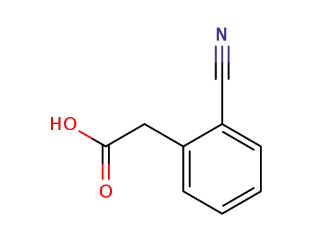 Molecular Structure of 18698-99-2 ((2-CYANOPHENYL)ACETIC ACID)