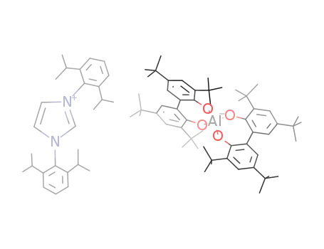 (1,3-bis(2,6-diisopropylphenyl)imidazolinium)bis(3,3',5,5'-tetra-tert-butyl-2,2'-diphenolato)aluminate(III)