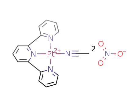 [Pt(2,2':6',2''-terpyridine)(acetonitrile)](nitrate)2