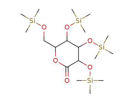 3,4,5-tris[(trimethylsilyl)oxy]-6-{[(trimethylsilyl)oxy]methyl}-tetrahydro-2H-pyran-2-one