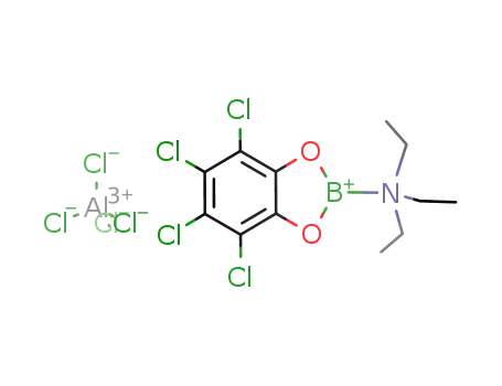 C6Cl4O2BN(C2H5)3(1+)*AlCl4(1-)=C6Cl4O2BN(C2H5)3[AlCl4]