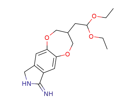 3-(2,2-diethoxyethyl)-3,4,8,9-tetrahydro-[1,4]dioxepino[2,3-f]isoindol-7(2H)-imine