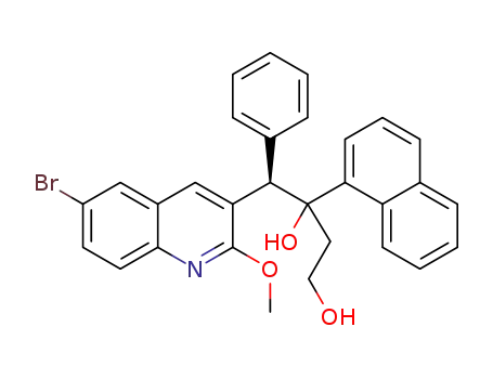 (4R)-4-(6-bromo-2-methoxyquinolin-3-yl)-3-(naphthalen-1-yl)-4-phenylbutane-1,3-diol