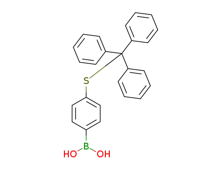 4-(tritylsulfanyl)phenylboronic acid