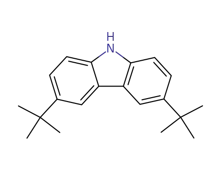 Molecular Structure of 37500-95-1 (3,6-BIS(TERT-BUTYL)CARBAZOLE)