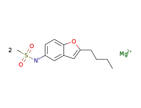 2-butyl-5-methanesulfonamido-benzofuran magnesium salt