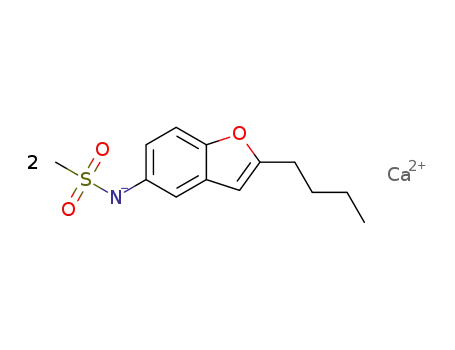 2-butyl-5-methanesulfonamido-benzofuran calcium salt