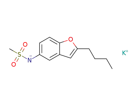 2-butyl-5-methanesulfonamido-benzofuran potassium salt