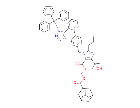 (1-adamantyl)carbonyloxymethyl 4-(1-hydroxy-1-methylethyl)-2-propyl-1-{4-[2-(1-trityltetrazol-5-yl)phenyl]phenylmethyl}imidazole-5-carboxylate