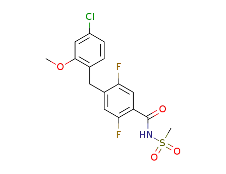 4-(4-Chloro-2-methoxybenzyl)-2,5-difluoro-N-(methylsulfonyl)benzamide