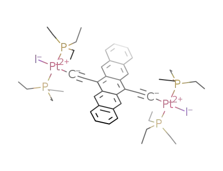 [I(Et3P)2Pt]2-pentacenyl-6,13-diacetylide