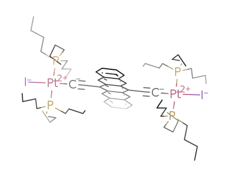[I(Bu3P)2Pt]2-pentacenyl-6,13-diacetylide