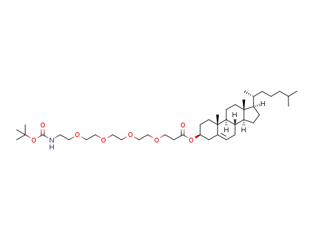 cholest-5-en-3-yl 2,2-dimethyl-4-oxo-3,8,11,14,17-pentaoxa-5-azaicosan-20-oate