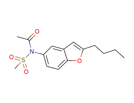 N-acetyl-N'-(2-n-butyl-1-benzofuran-5-yl)-methanesulfonamide