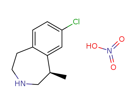 (R)-8-chloro-1-methyl-2,3,4,5-tetrahydro-1H-3-benzazepine nitrate