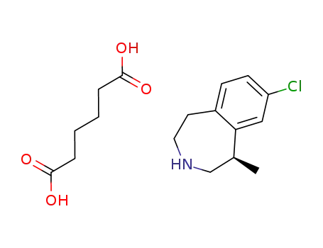 (R)-8-chloro-1-methyl-2,3,4,5-tetrahydro-1H-3-benzazepine adipate salt