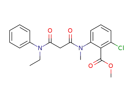 methyl 2-chloro-6-[[3-(ethyl(phenyl)amino)-3-oxopropanoyl]methylamino]benzoate