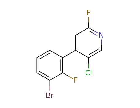 4-(3-bromo-2-fluorophenyl)-5-chloro-2-fluoropyridine