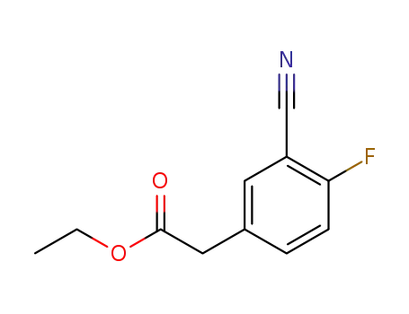 ethyl 4-fluoro-3-cyanobenzeneacetate