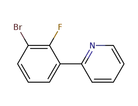 2-(3-bromo-2-fluoro-phenyl)-pyridine