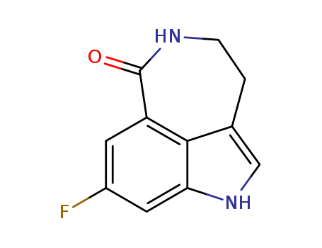 8-fluoro-1,3,4,5-tetrahydro-azepino[5,4,3-cd]indol-6-one(1408282-26-7)
