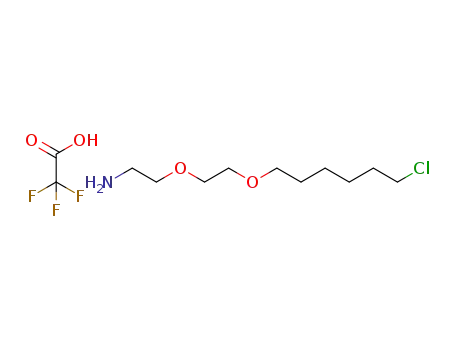 2-(2-((6-chlorohexyl)oxy)ethoxy)ethan-1-aminium 2,2,2-trifluoroacetate