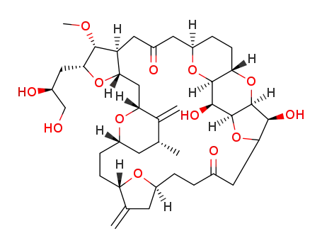 (1R,2S,3S,4S,5S,6RS,11S,14S,17S,19R,21R,23S,25R,26R,27S,31R,34S)-25-[(2S)-2,3-dihydroxypropyl]-2,5-dihydroxy-26-methoxy-19-methyl-13,20-bis(methylene)-24,35,36,37,38,39-hexaoxaheptacyclo[29.3.1.13,6.14,34.111,14.117,21.023,27] nonatriacontane-8,29-dione