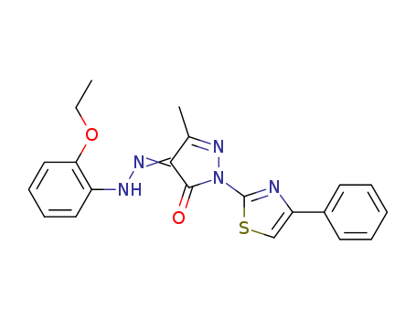 BAM7;1H-Pyrazole-4,5-dione,3-methyl-1-(4-phenyl-2-thiazolyl)-,4-[2-(2-ethoxyphenyl)hydrazone]